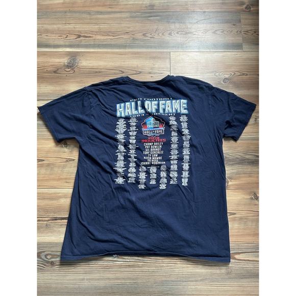 Pro Football Hall Of Fame 2019 Class Blue T-Shirt Size XL Champ Bailey Gonzalez - Picture 5 of 6